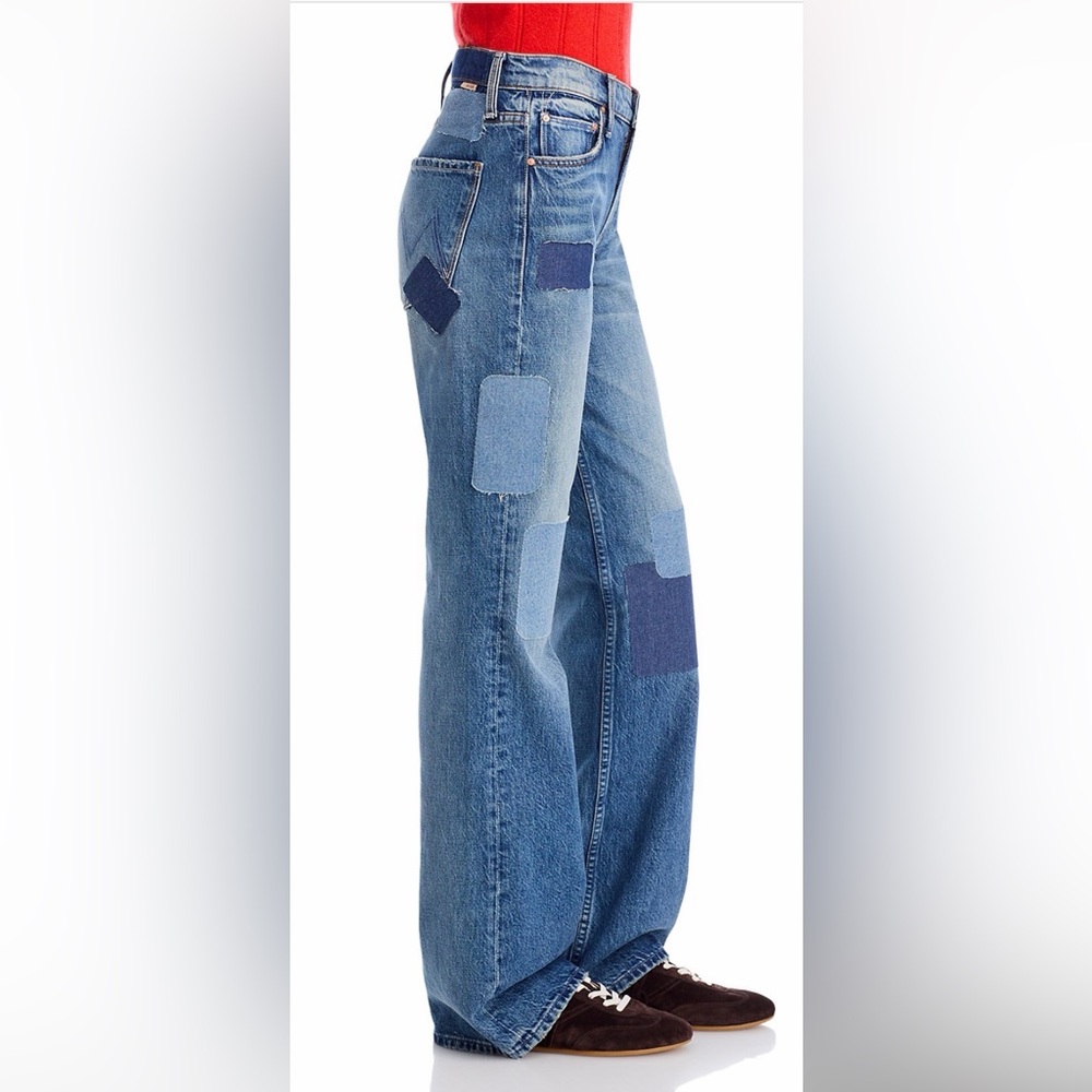 MOTHER The Bookie  Heel Jeans in Ironing Things Out⭐️RARE ⭐️28 Retail $348 - Picture 6 of 16